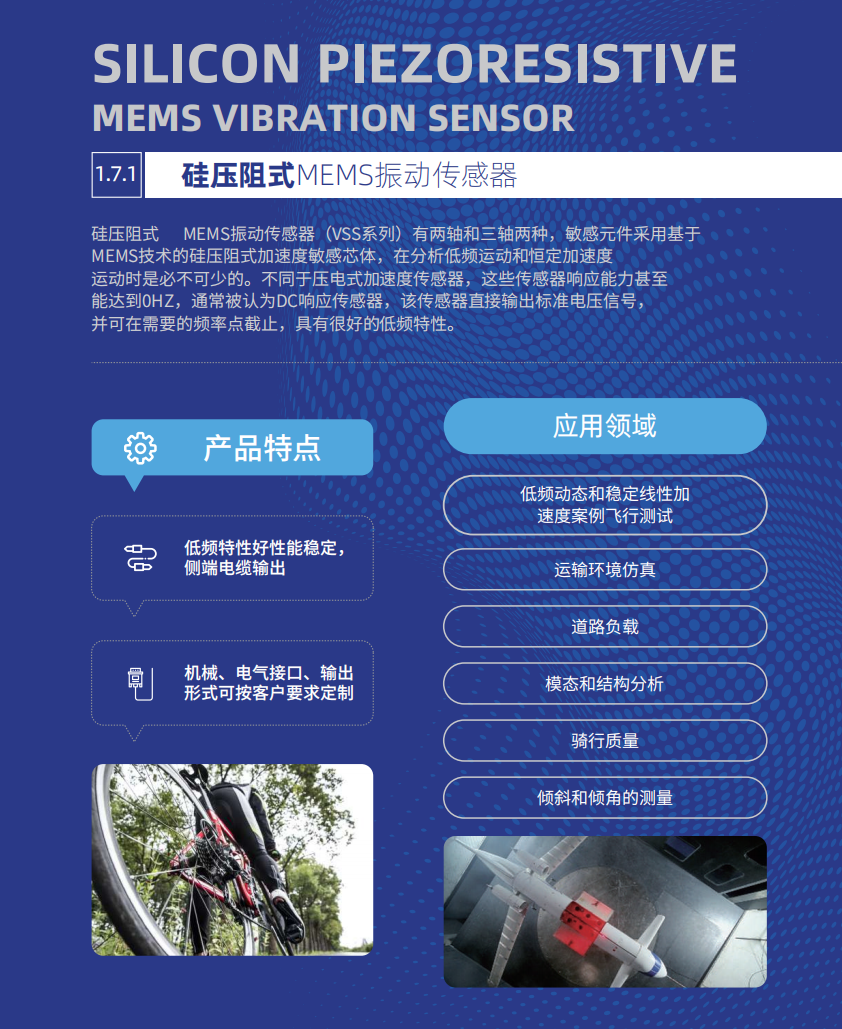 硅壓阻式MEMS振動傳感器